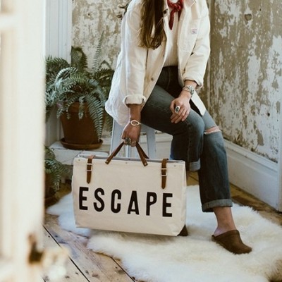 KA28  MYESCAPE™ Vintage Canvas Leder tasche schultertasche tote